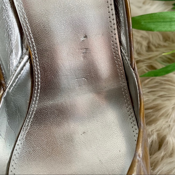 ENZO ANGIOLINI, Patent Leather Peep Toe Heels - Picture 4 of 8